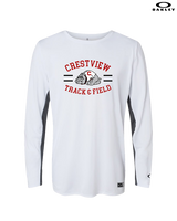 Crestview HS Track & Field Curve - Mens Oakley Longsleeve