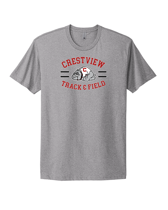 Crestview HS Track & Field Curve - Mens Select Cotton T-Shirt