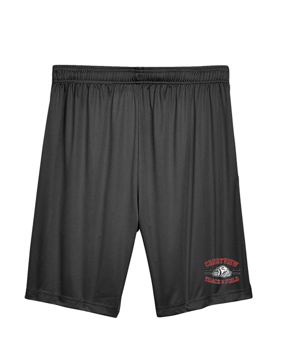 Crestview HS Track & Field Curve - Mens Training Shorts with Pockets