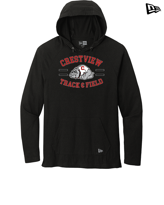 Crestview HS Track & Field Curve - New Era Tri-Blend Hoodie