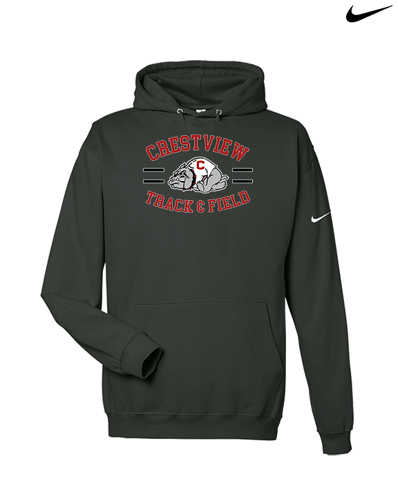 Crestview HS Track & Field Curve - Nike Club Fleece Hoodie