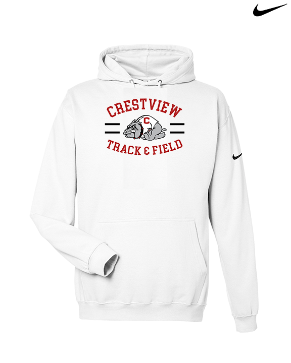 Crestview HS Track & Field Curve - Nike Club Fleece Hoodie