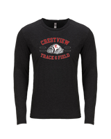 Crestview HS Track & Field Curve - Tri-Blend Long Sleeve