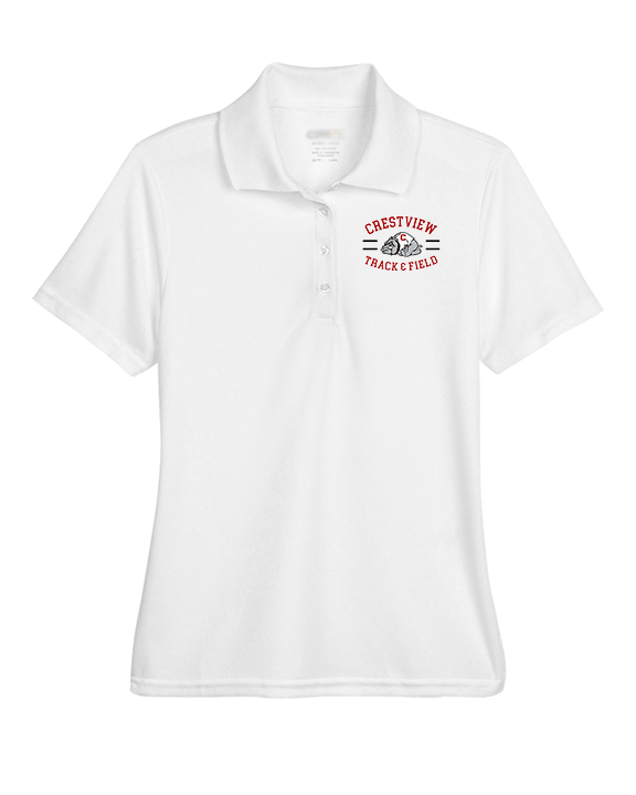 Crestview HS Track & Field Curve - Womens Polo