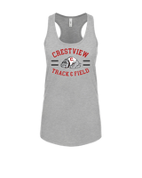 Crestview HS Track & Field Curve - Womens Tank Top