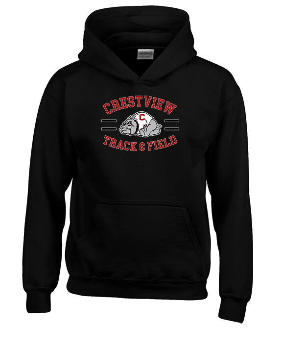 Crestview HS Track & Field Curve - Youth Hoodie