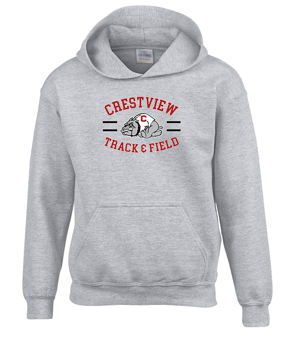 Crestview HS Track & Field Curve - Youth Hoodie