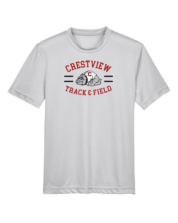 Crestview HS Track & Field Curve - Youth Performance Shirt