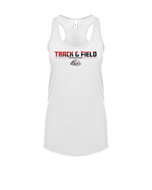 Crestview HS Track & Field Cut - Womens Tank Top