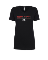 Crestview HS Track & Field Cut - Womens Vneck