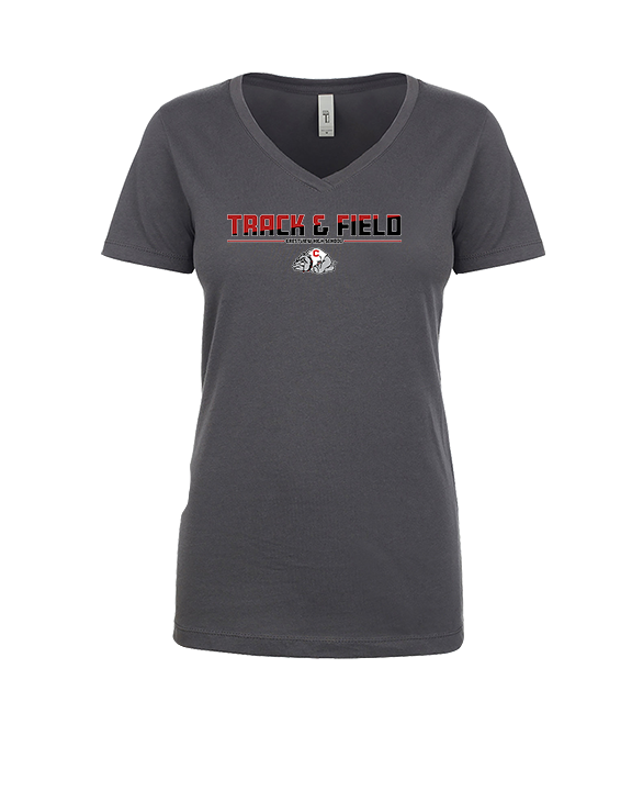 Crestview HS Track & Field Cut - Womens Vneck