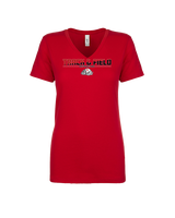 Crestview HS Track & Field Cut - Womens Vneck