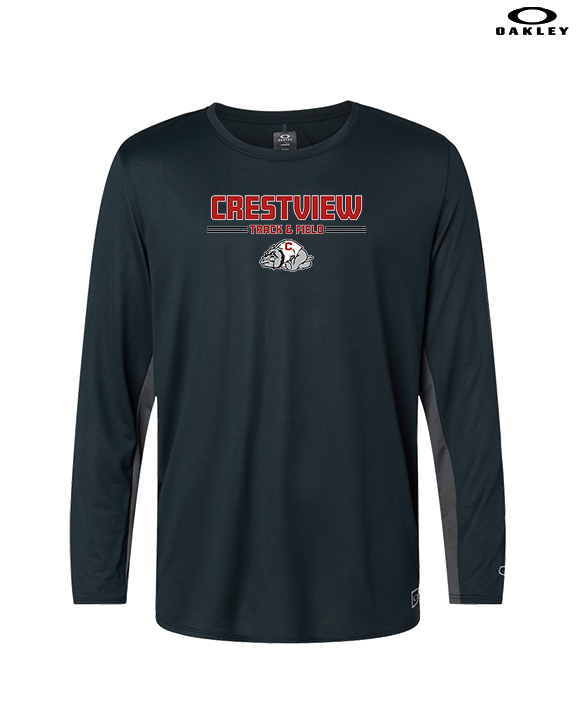 Crestview HS Track & Field Keen - Mens Oakley Longsleeve