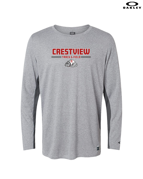 Crestview HS Track & Field Keen - Mens Oakley Longsleeve