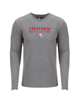 Crestview HS Track & Field Keen - Tri-Blend Long Sleeve