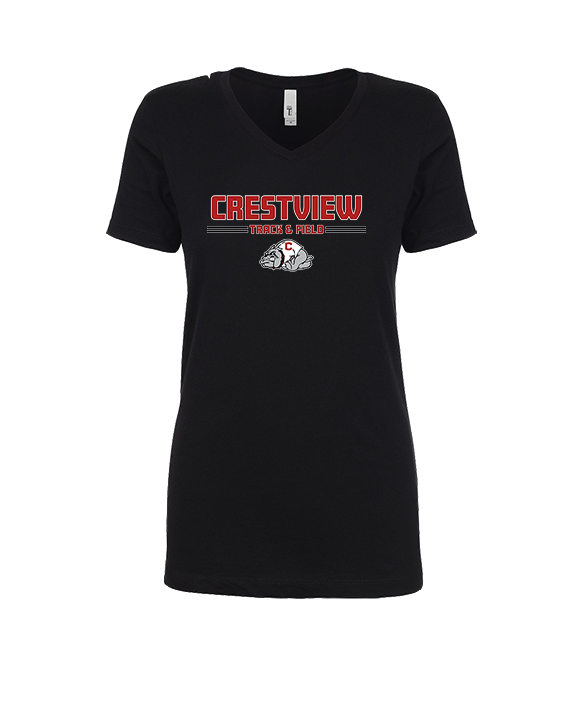 Crestview HS Track & Field Keen - Womens Vneck