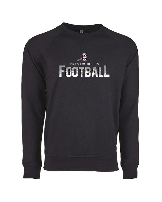 Crestwood HS Football Logo - Crewneck Sweatshirt