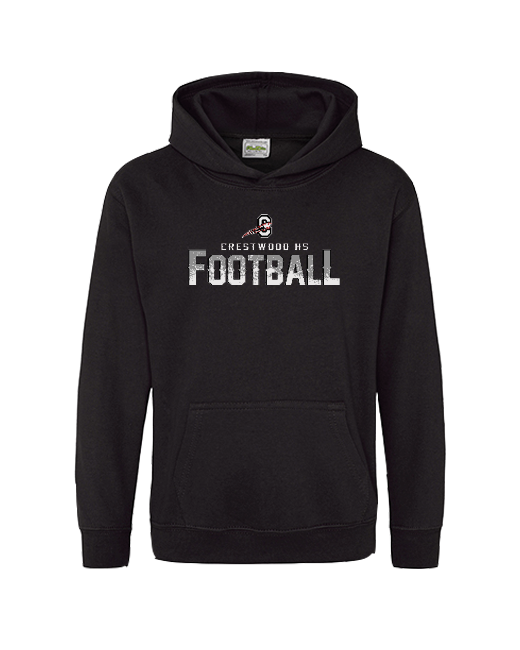 Crestwood HS Football Logo - Cotton Hoodie