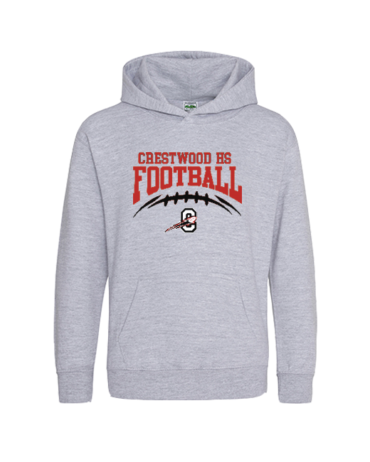 Crestwood HS School Football - Cotton Hoodie