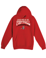 Crestwood HS School Football - Cotton Hoodie