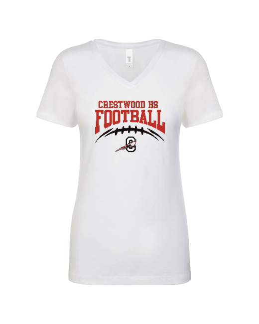 Crestwood HS School Football - Women’s V-Neck