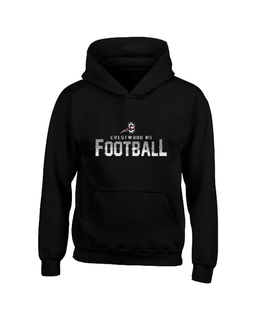 Crestwood HS Football Logo - Youth Hoodie