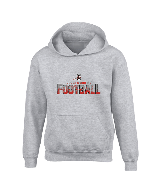 Crestwood HS Football Logo - Youth Hoodie