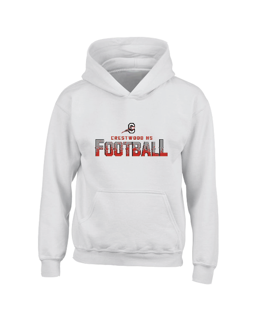 Crestwood HS Football Logo - Youth Hoodie