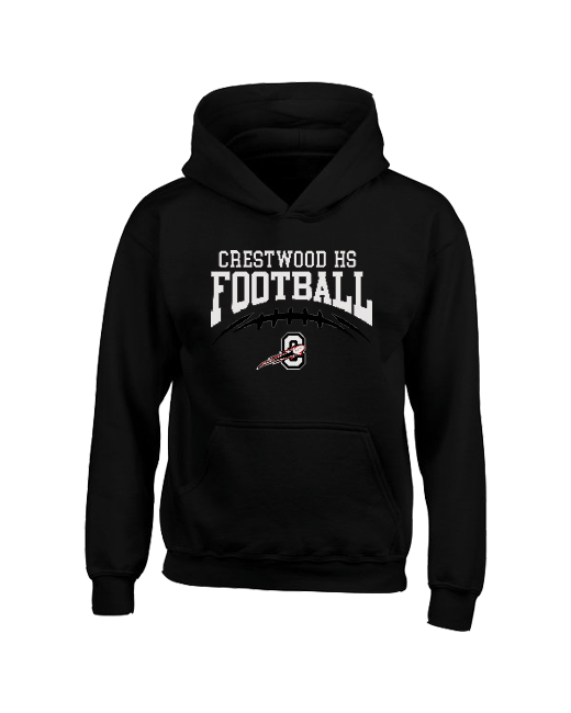 Crestwood HS School Football - Youth Hoodie
