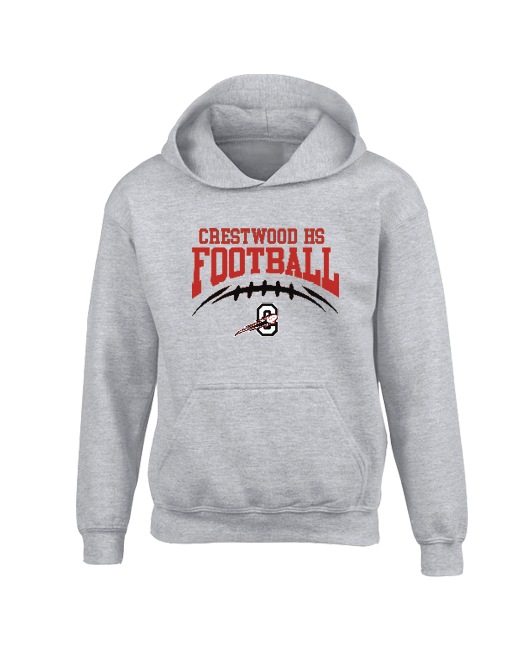 Crestwood HS School Football - Youth Hoodie