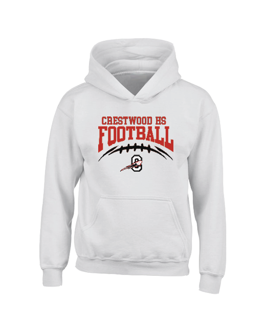 Crestwood HS School Football - Youth Hoodie