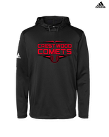 Crestwood HS Baseball Logo Black Outline - Mens Adidas Hoodie