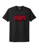Crestwood HS Baseball Logo Black Outline - Mens Select Cotton T-Shirt