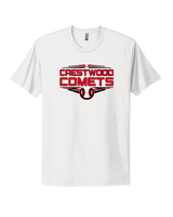 Crestwood HS Baseball Logo Black Outline - Mens Select Cotton T-Shirt
