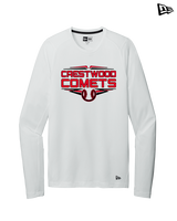 Crestwood HS Baseball Logo Black Outline - New Era Performance Long Sleeve