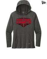 Crestwood HS Baseball Logo Black Outline - New Era Tri-Blend Hoodie