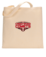 Crestwood HS Baseball Logo Black Outline - Tote