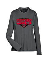 Crestwood HS Baseball Logo Black Outline - Womens Performance Longsleeve