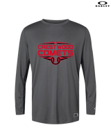 Crestwood HS Baseball Logo Red Outline - Mens Oakley Longsleeve