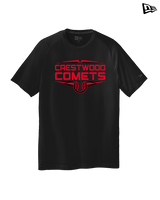 Crestwood HS Baseball Logo Red Outline - New Era Performance Shirt