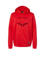Crestwood HS Baseball Logo Red Outline - Oakley Performance Hoodie