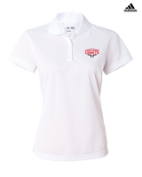 Crestwood HS Baseball Logo White Outline - Adidas Womens Polo