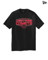 Crestwood HS Baseball Logo White Outline - New Era Performance Shirt