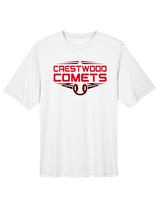 Crestwood HS Baseball Logo White Outline - Performance Shirt