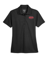 Crestwood HS Baseball Logo White Outline - Womens Polo
