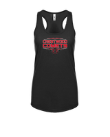 Crestwood HS Baseball Logo White Outline - Womens Tank Top
