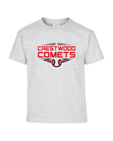 Crestwood HS Baseball Logo White Outline - Youth Shirt