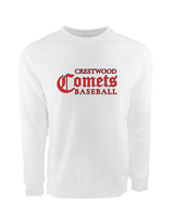 Crestwood HS Baseball Wordmark - Crewneck Sweatshirt