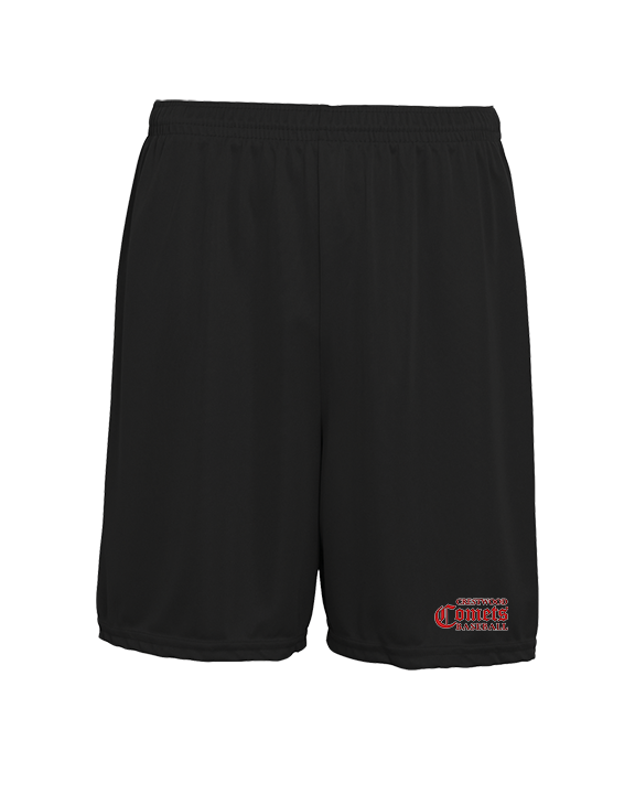 Crestwood HS Baseball Wordmark - Mens 7inch Training Shorts
