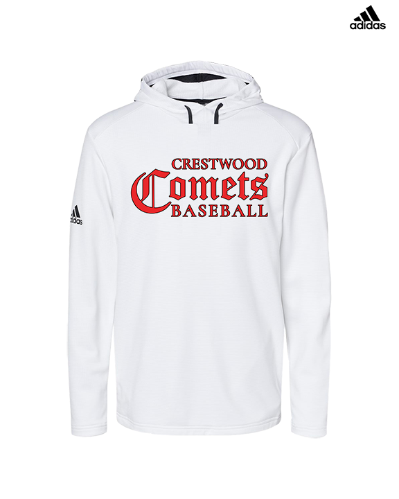 Crestwood HS Baseball Wordmark - Mens Adidas Hoodie